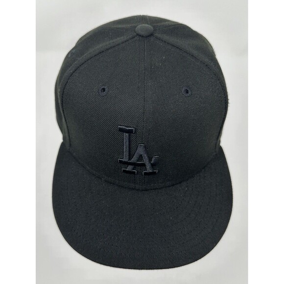 Los Angeles Dodgers New Era 9Fifty Black SnapBack Baseball Hat Cap MLB OSFA - Picture 6 of 9
